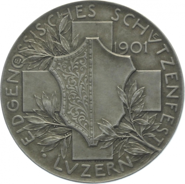 1901 Luzern - Silber - Eidgenössisches Schützenfest
